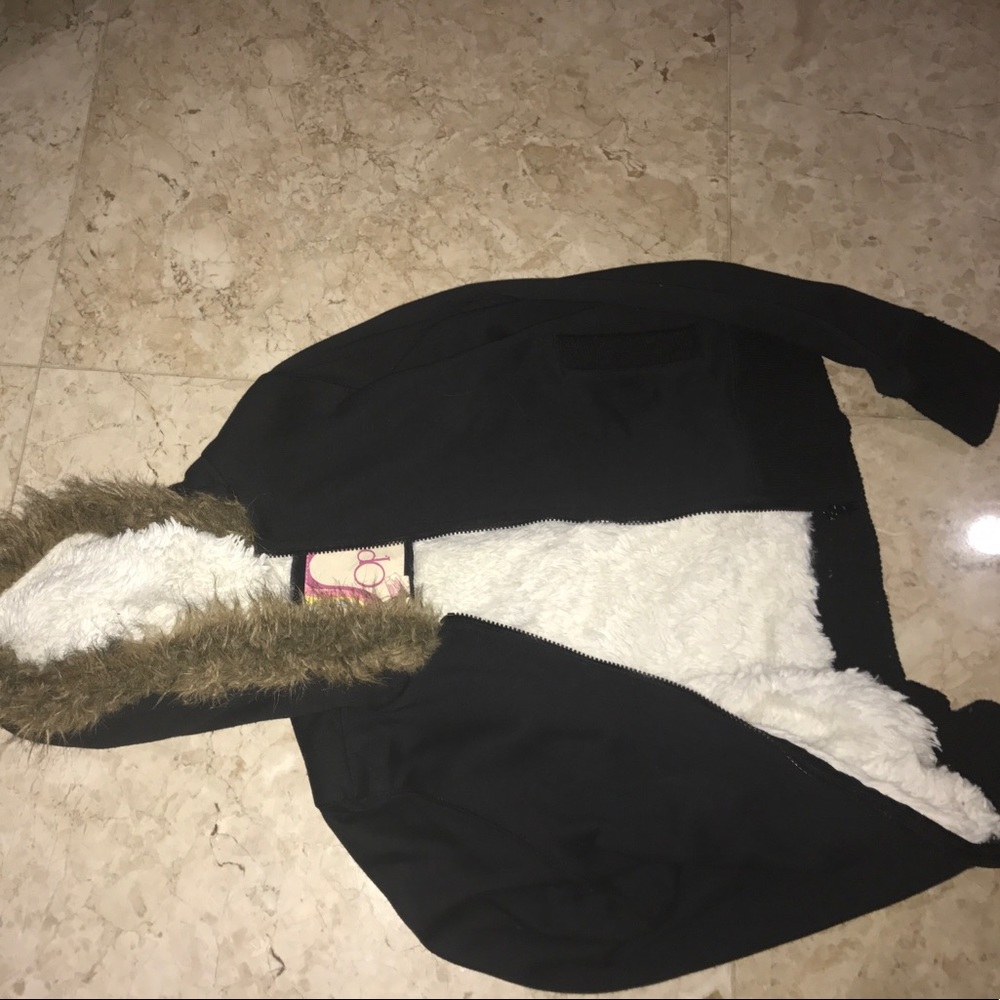 Furry warm jacket