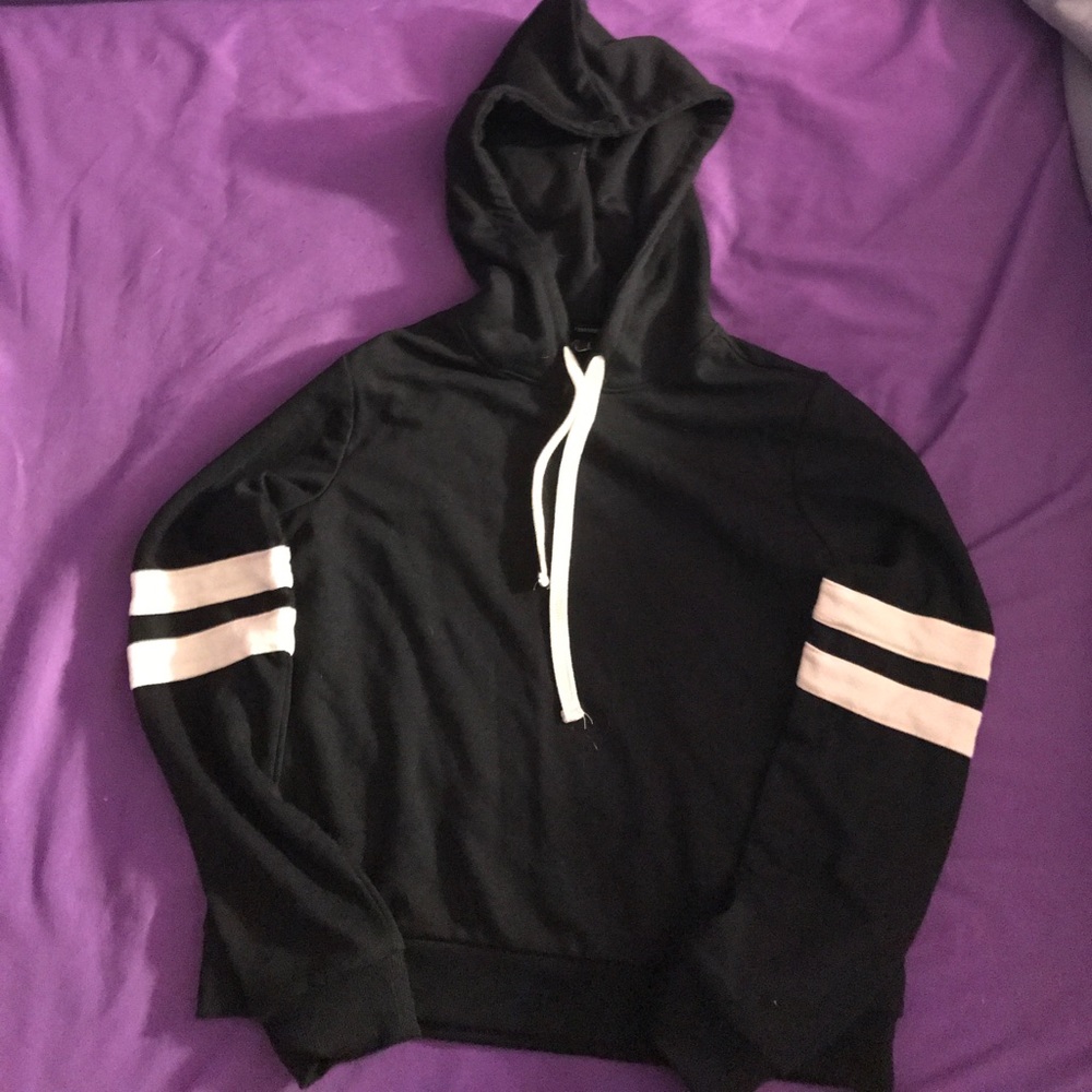 black hoodie