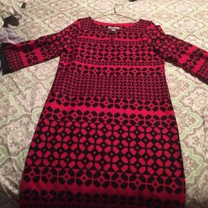 Red & Black Dress