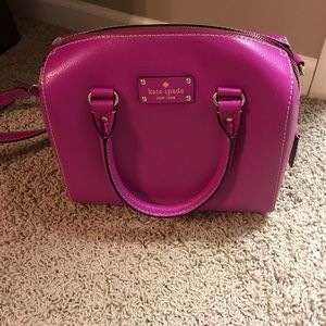 Pink Kate spade medium cross body purse