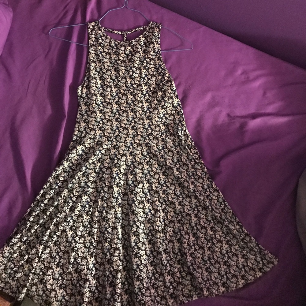 floral skater dress :-)