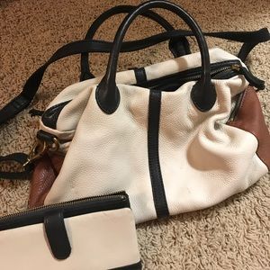 Fossil cross body and matching wallet