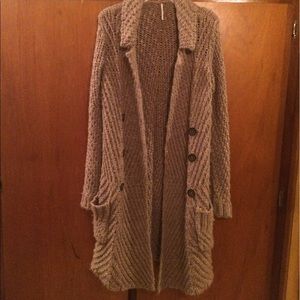 Free People knit wool sweater