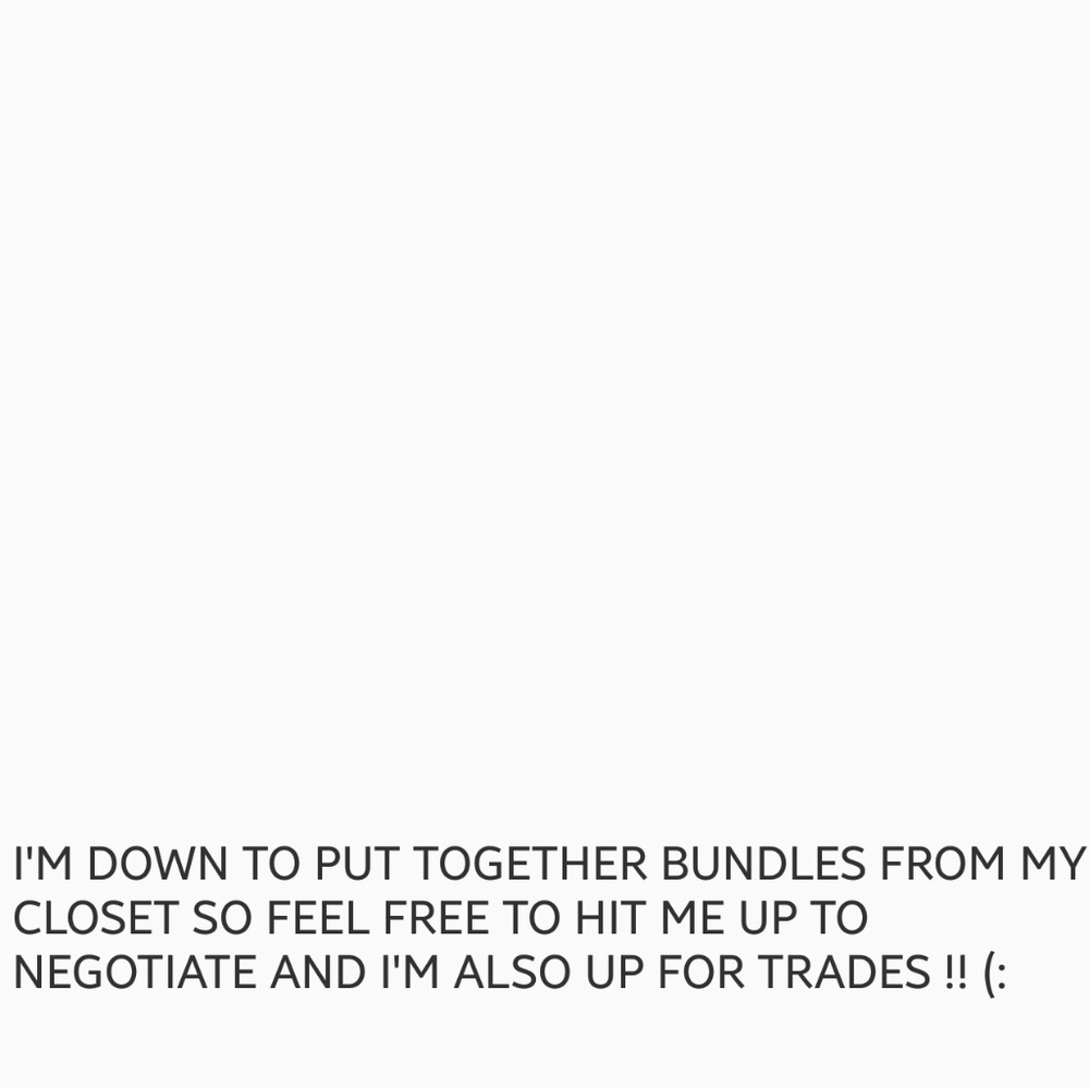 UP FOR BUNDLES AND TRADES.. HMU