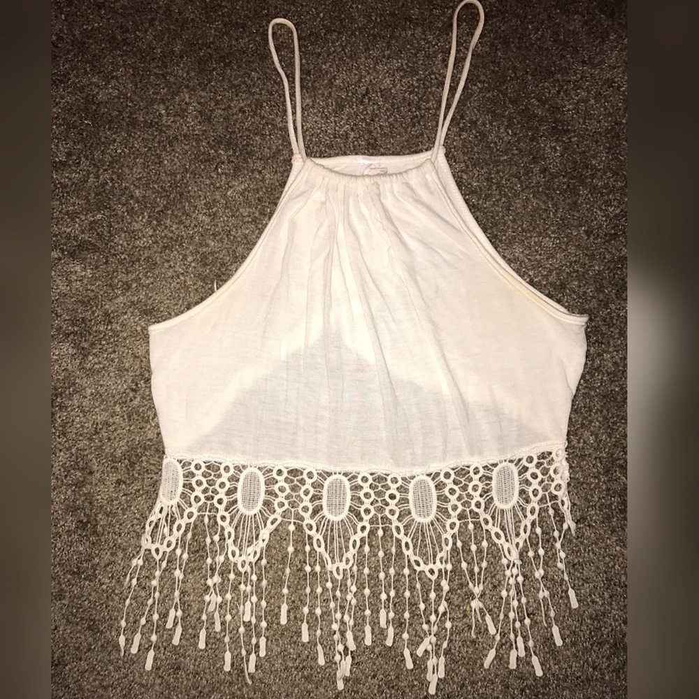 Cute fringe Crop Top!!