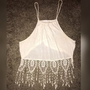 Cute fringe Crop Top!!