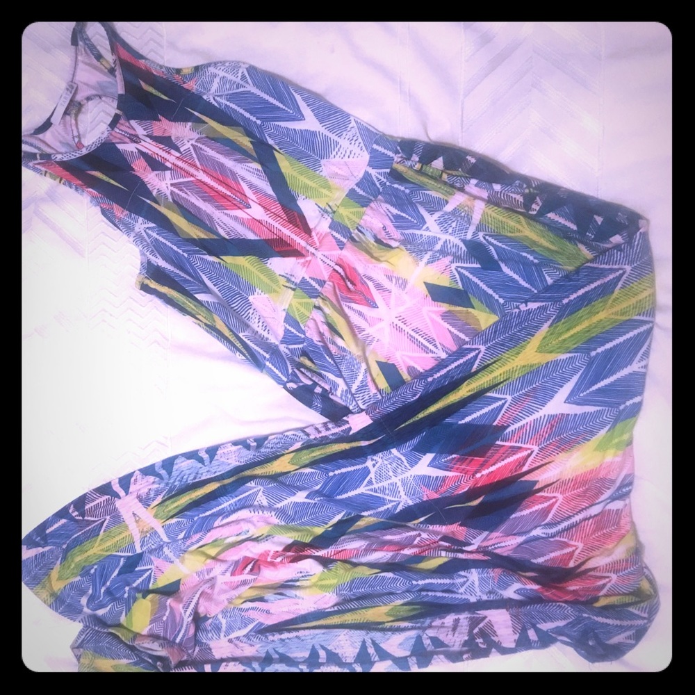 Tart ikat maxi dress
