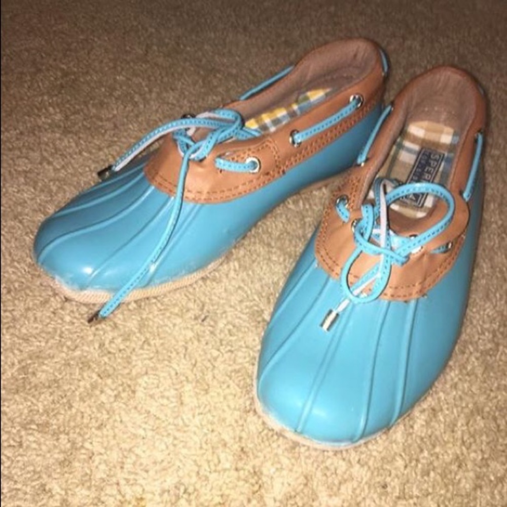 sperry rain shoes