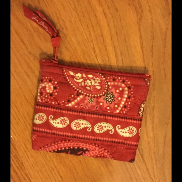 Vera Bradley Retired "Mesa Red" Change Purse - Picture 1 of 2