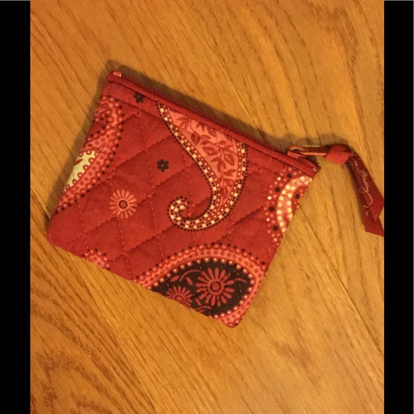 Vera Bradley Retired "Mesa Red" Change Purse - Picture 2 of 2