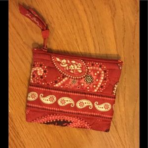 Vera Bradley Retired "Mesa Red" Change Purse