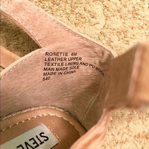 Steve Madden lace up espadrilles