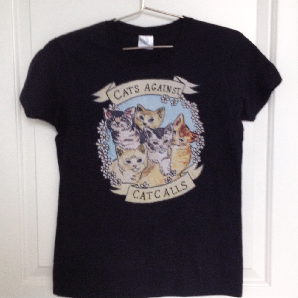 Cats against catcalls T-shirt