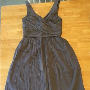 Grey J Crew knee length dress