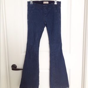 Free People stretch flare jeans