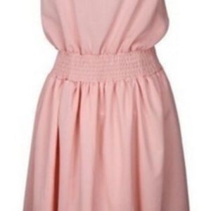 Women's Waist Lace Sleveless Dress