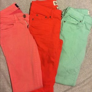 Summer color jeans!!