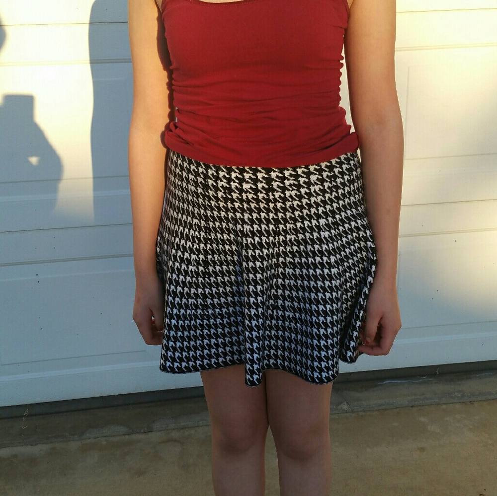 Black and White Skirt