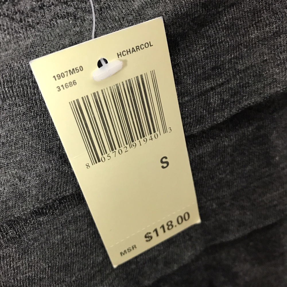 NWT Max Studio Grey Layered 3/4 sleeve dress S - Picture 6 of 7