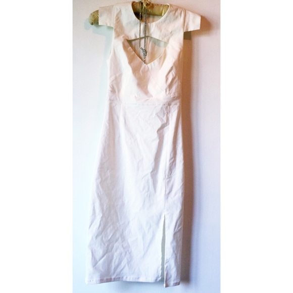 . {VESPRA from ASOS} white bodycon cutout dress 6 - Picture 7 of 8