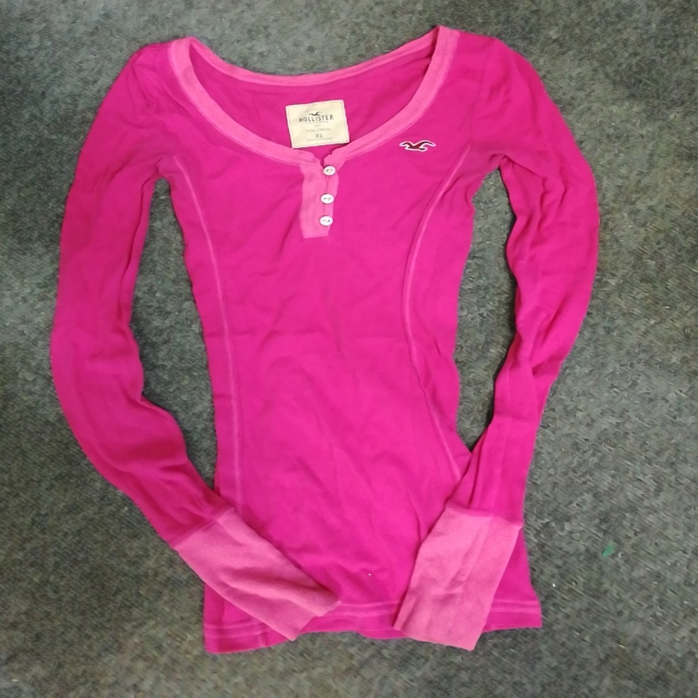 Pink long sleeve shirt