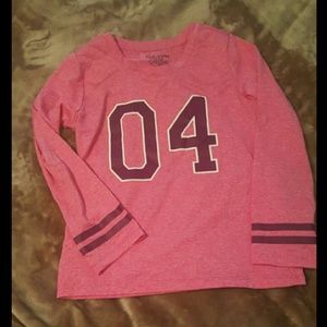 Pink and purple long sleeve t-shirt