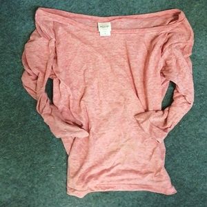 Pink half sleeve shirt