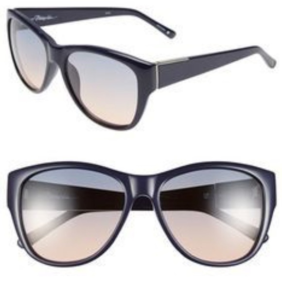 3.1 Phillip Lim • 57mm Sunglasses • Navy - Picture 1 of 5