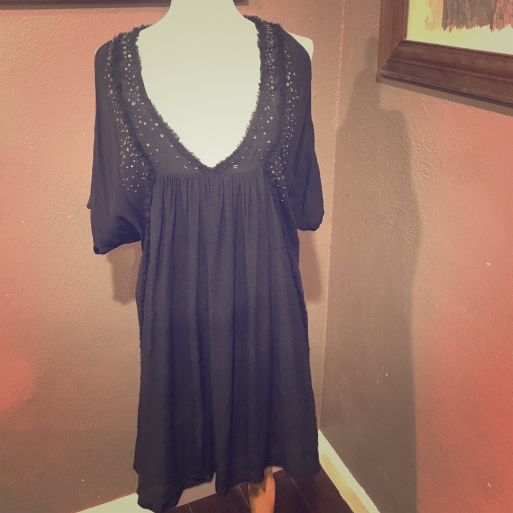Saivana Anthropologie 100% silk tunic
