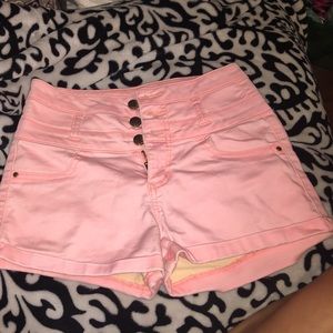 high waisted shorts
