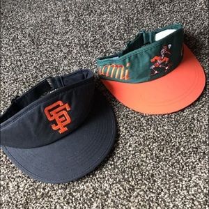 Vintage Team Visors