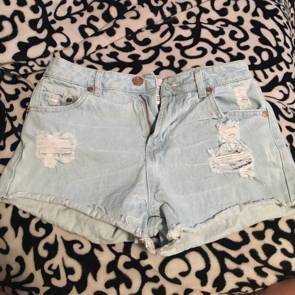 high waisted shorts