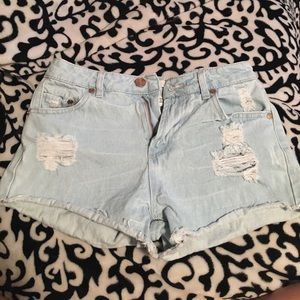 high waisted shorts