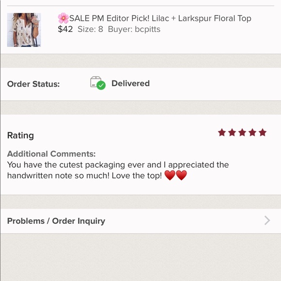 🔥SALE PM Editor Pick! Lilac + Larkspur Floral Top - Picture 7 of 8