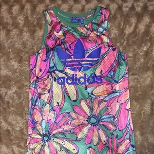 Adidas Floral Jersey Dress