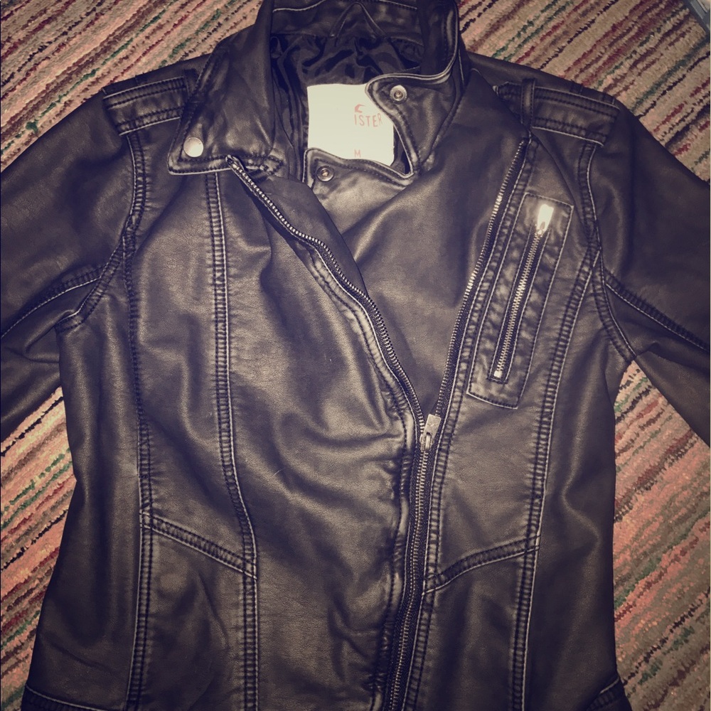 Hollister Leather Jacket
