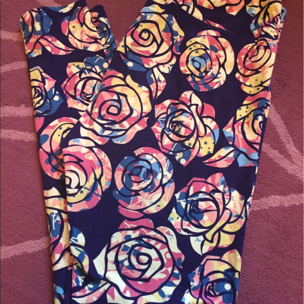 LuLaRoe Disney Watercolor Roses TC