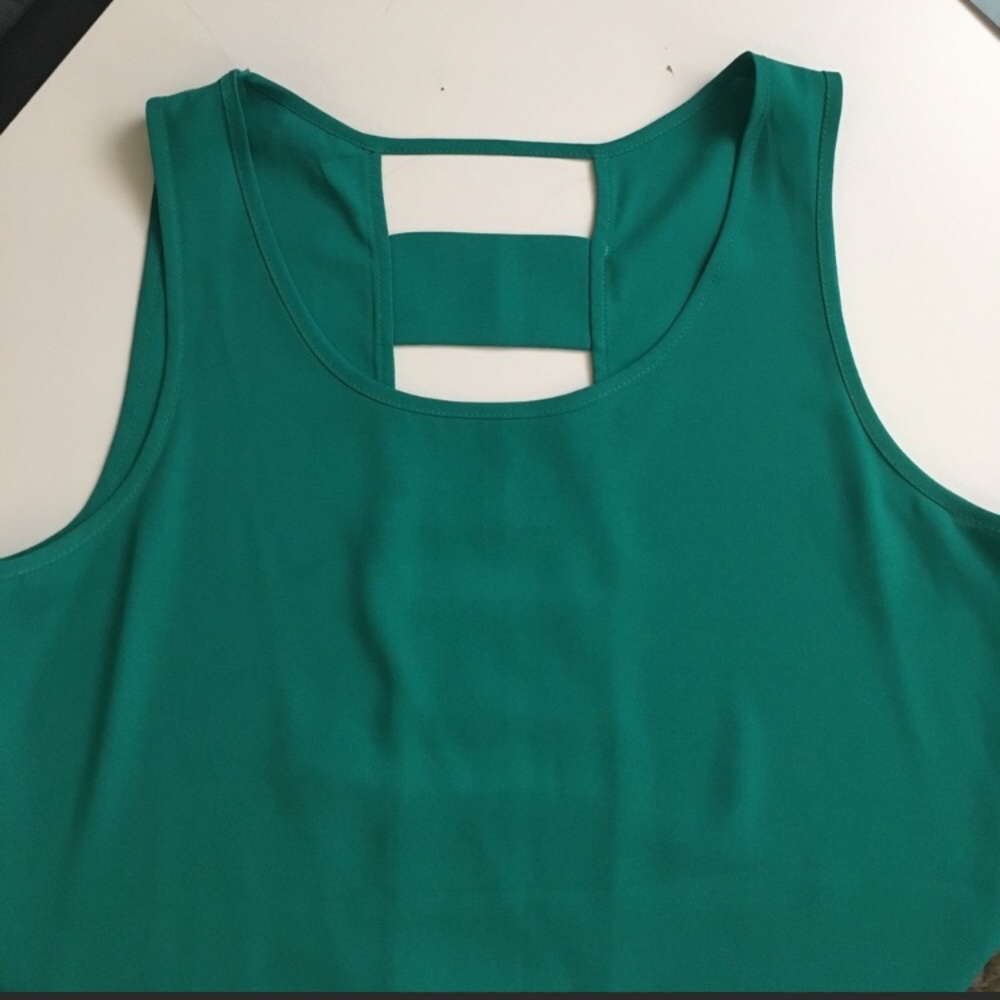 Express tank top with cut out back