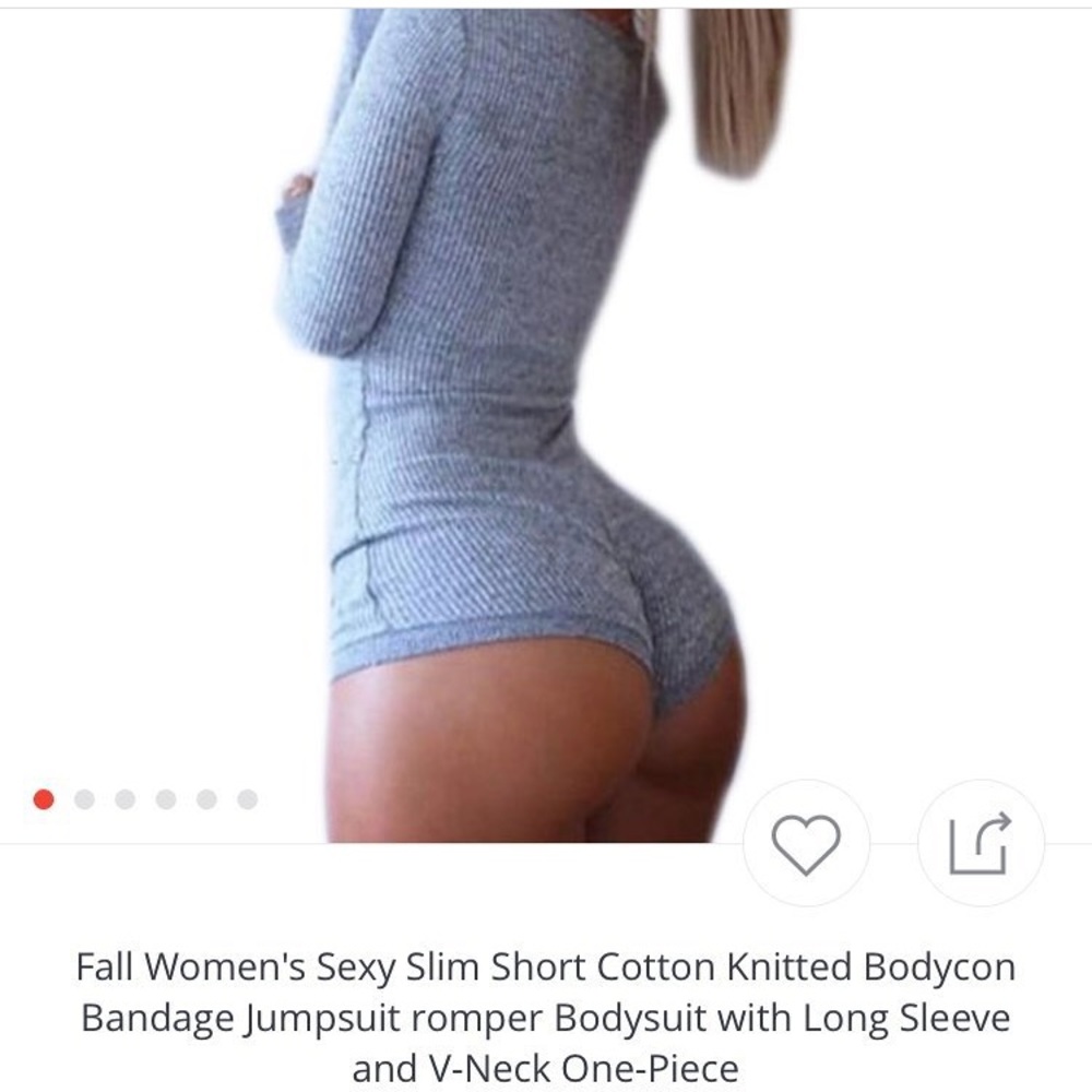 SEXY KNITTED BOTTOM JUMPSUIT