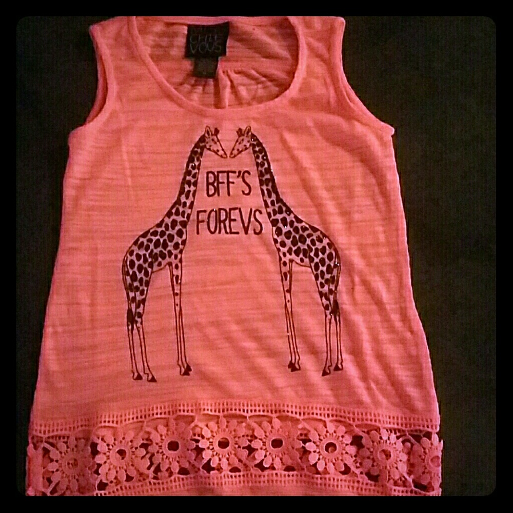 nwot Girls BFF knit top  Medium