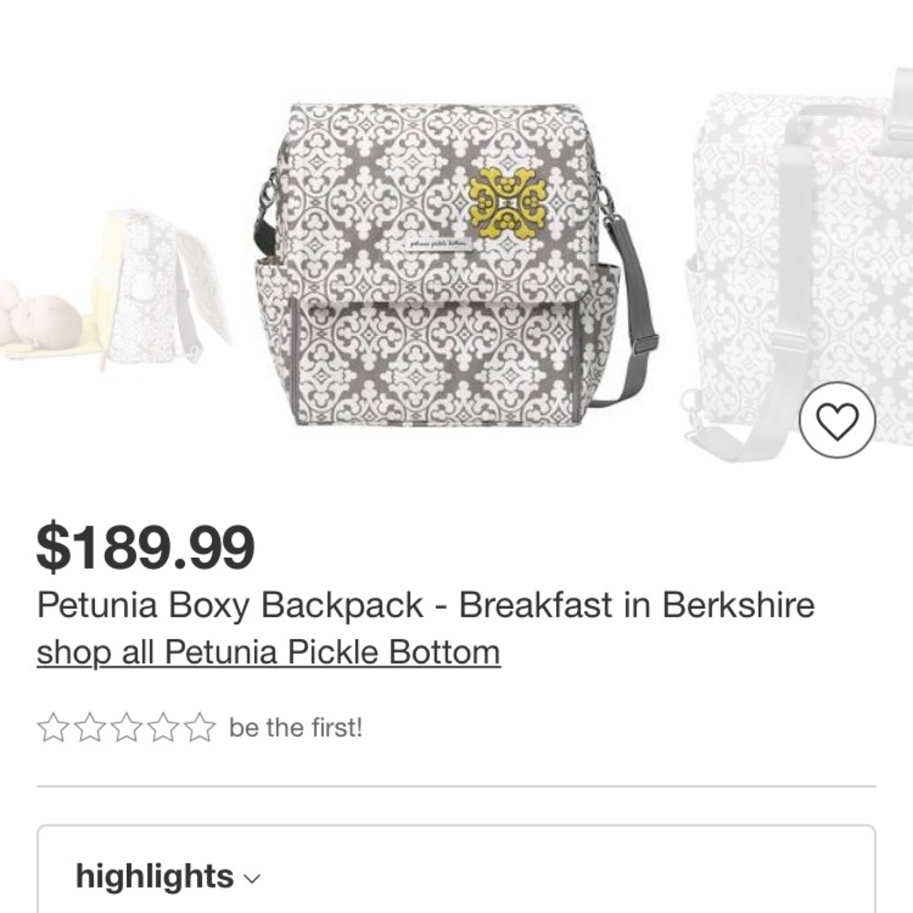 Petunia Pickle Bottom Diaper Bag