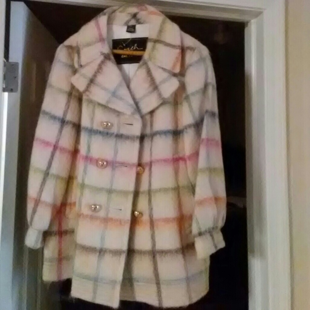 COACH Pea coat sz 10
