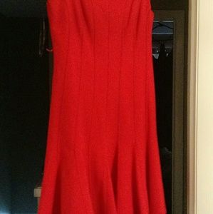 Adorable orange Calvin Klein dress.