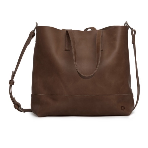 Live Fashionable Handbags - Live Fashionable Abera Crossbody Tote 100% leather