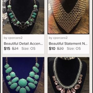 Bundle Deal for 4 necklaces !