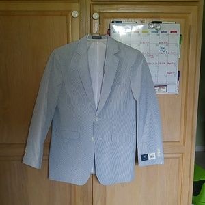 Boy's Seersucker Blazer