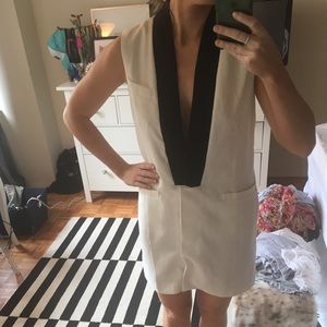 White BB Dakota tuxedo dress from Shopbop.