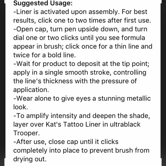 💜Kat Von D Lightning Liner POE (purple) RARE NEW - Picture 6 of 8