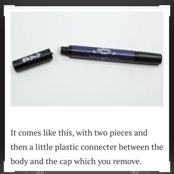 💜Kat Von D Lightning Liner POE (purple) RARE NEW - Picture 7 of 8