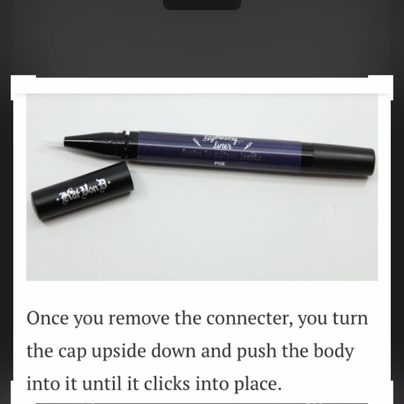 💜Kat Von D Lightning Liner POE (purple) RARE NEW - Picture 8 of 8